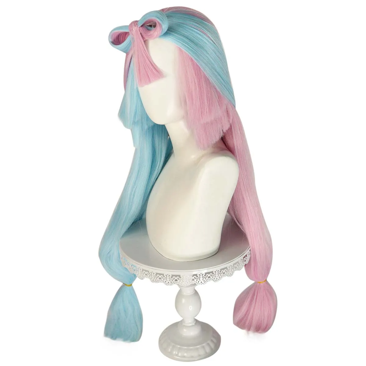 Halloween Hairpiece Accessories Props Women Scarlet and Violet Iono Cosplay Wigs