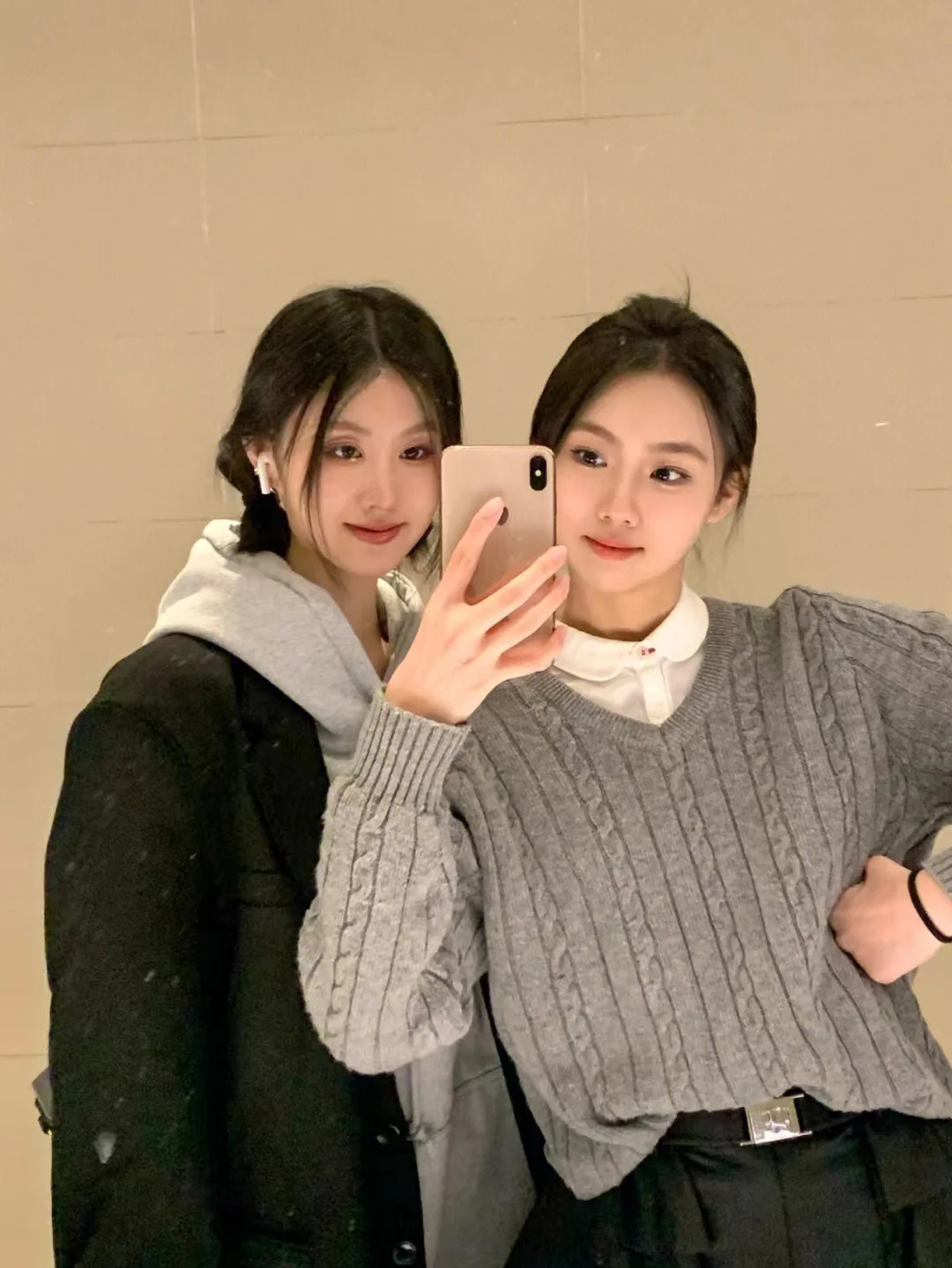 

Женский свитер V-образной формы из чистого хлопка в стиле американского колледжа, ретро, осенняя коллекция, модный, брендовый, для девушек