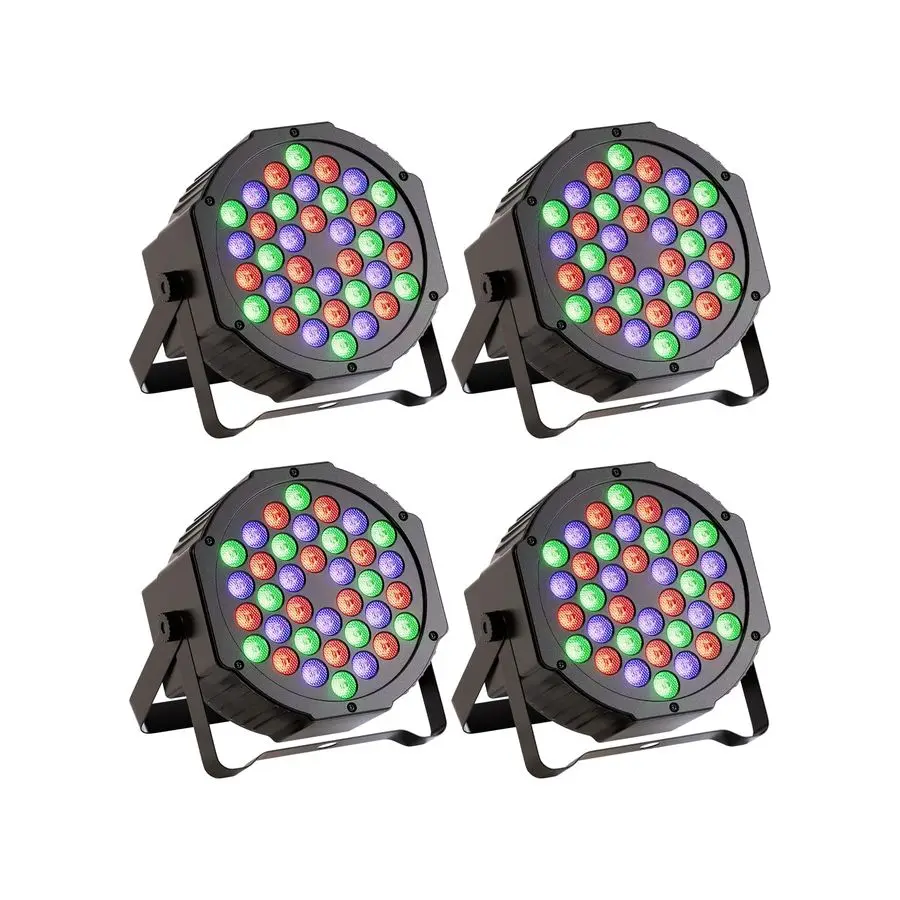 

Par Lights 36 LED Stage Lights 7 Modes RGB DJ Lights with Sound Activated Remote and DMX Control DJ Uplightingfor Birthday Party