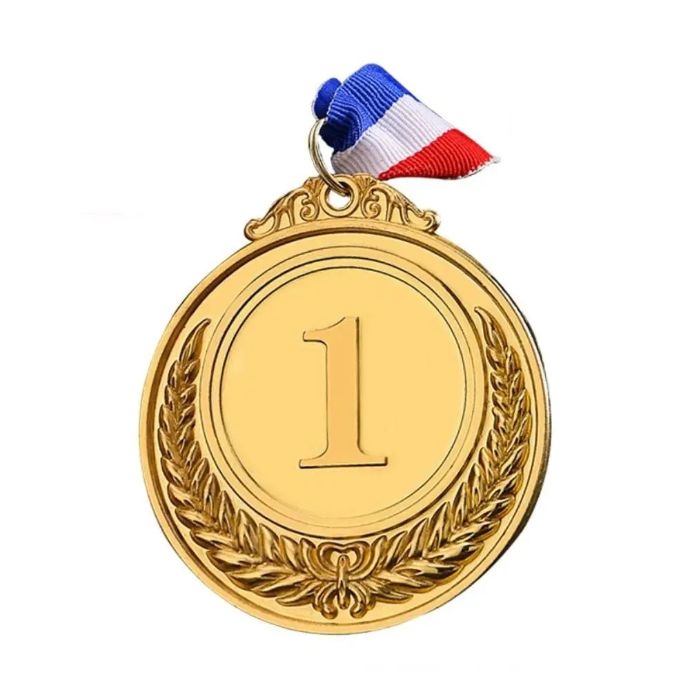 Winner Reward Gold Silver Bronze Medals Sports Game Dancing Zinc Alloy Award Medals Running Swimming Competition Rewards Prizes