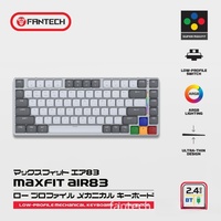 FANTECH MAXFIT AIR83 MK915 Low-Profile Gaming Keyboard 75% Ultra-Thin Aluminum Frame Wireless Bluetooth Mechanical Keyboard