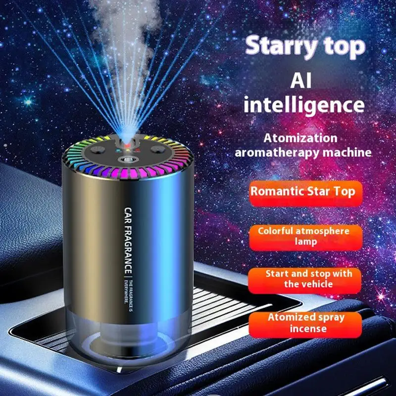 Smart Car Atomizing Aromatherapy Car Aromatherapy Machine Car Air Outlet Humidifier Air Freshener Effectively Remove Odor