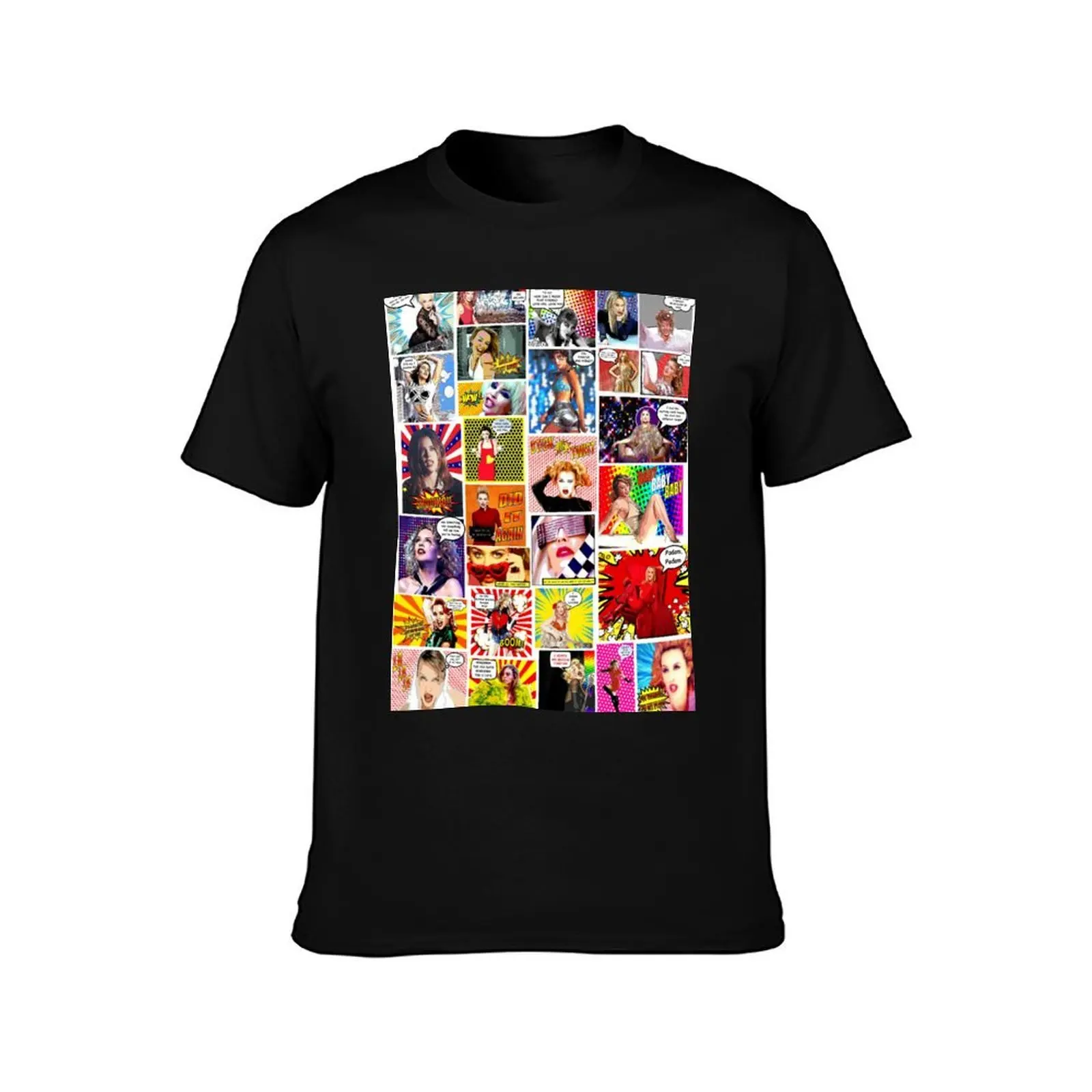Kylie Minogue - The Ultimate POW WOW T-Shirt, Summer Casual Cotton Tee, Oversized Streetwear Tops, Vintage Graphic Print