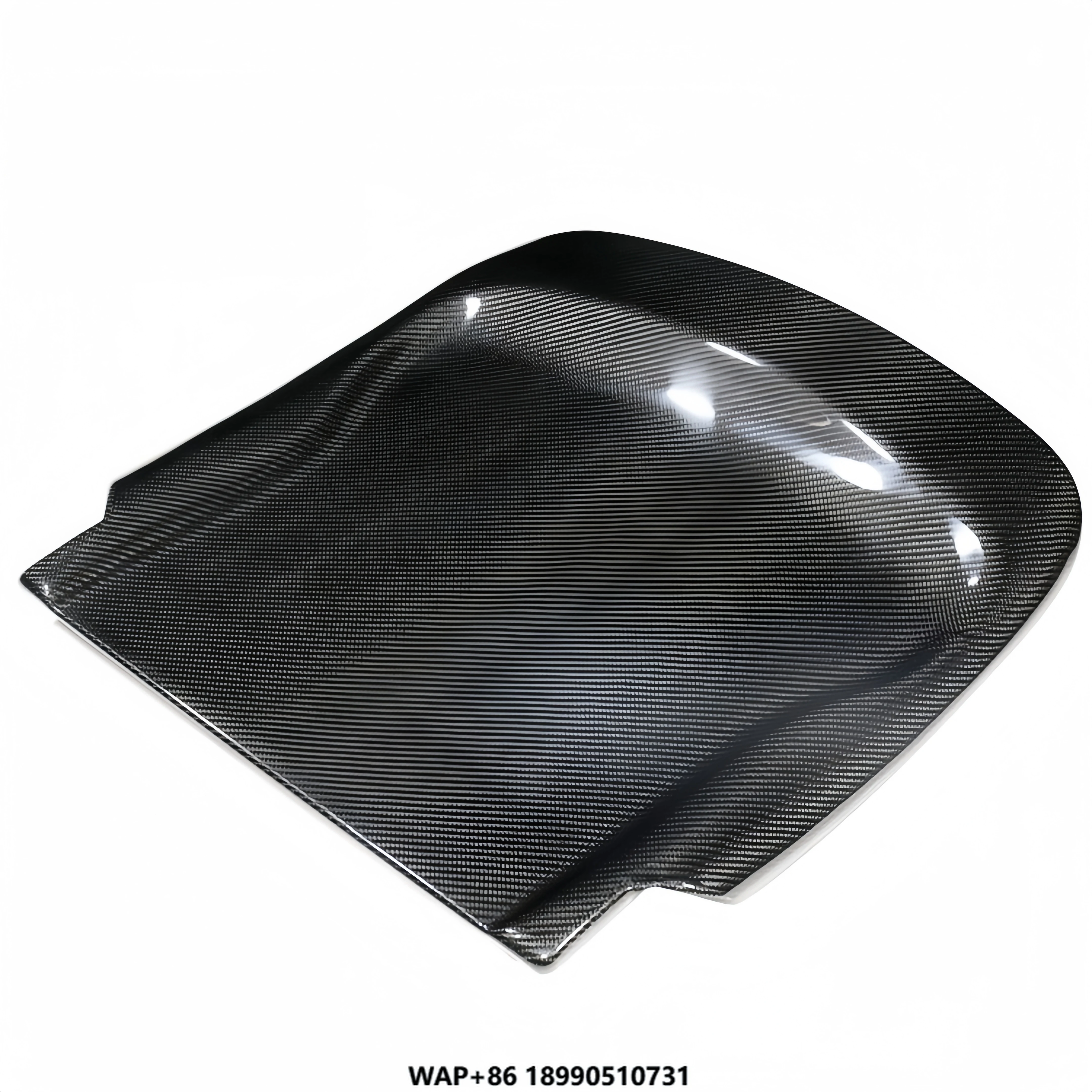 

For Mercedes Benz a Class GLA45 Dry Carbon Fiber Front Seat Back Cover 2pcs Shell Interior Trims Replacement Decoration Parts