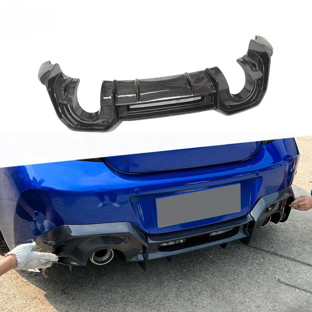 

High Quality Carbon Fiber Rear Bumper Lip Diffuser Spoiler Body Kits for Toyota GR86 Subaru BRZ 2021 + FRP Lip Guard Accessories