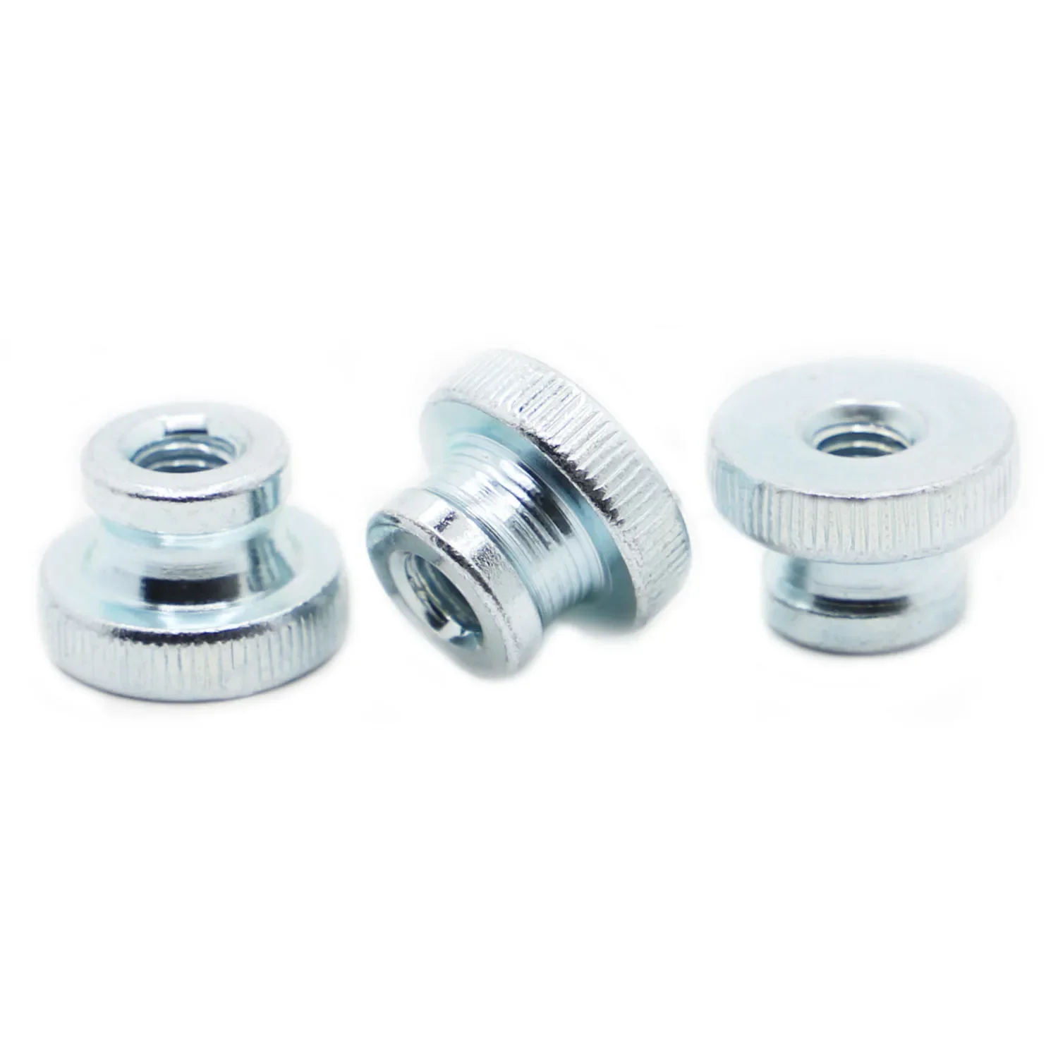 M3 M4 M5 M6 M8 M10 Blue Galvanized Steel Knurled Thumb Nut Iinstrument Hand Tighten Nut DIN466B GB806