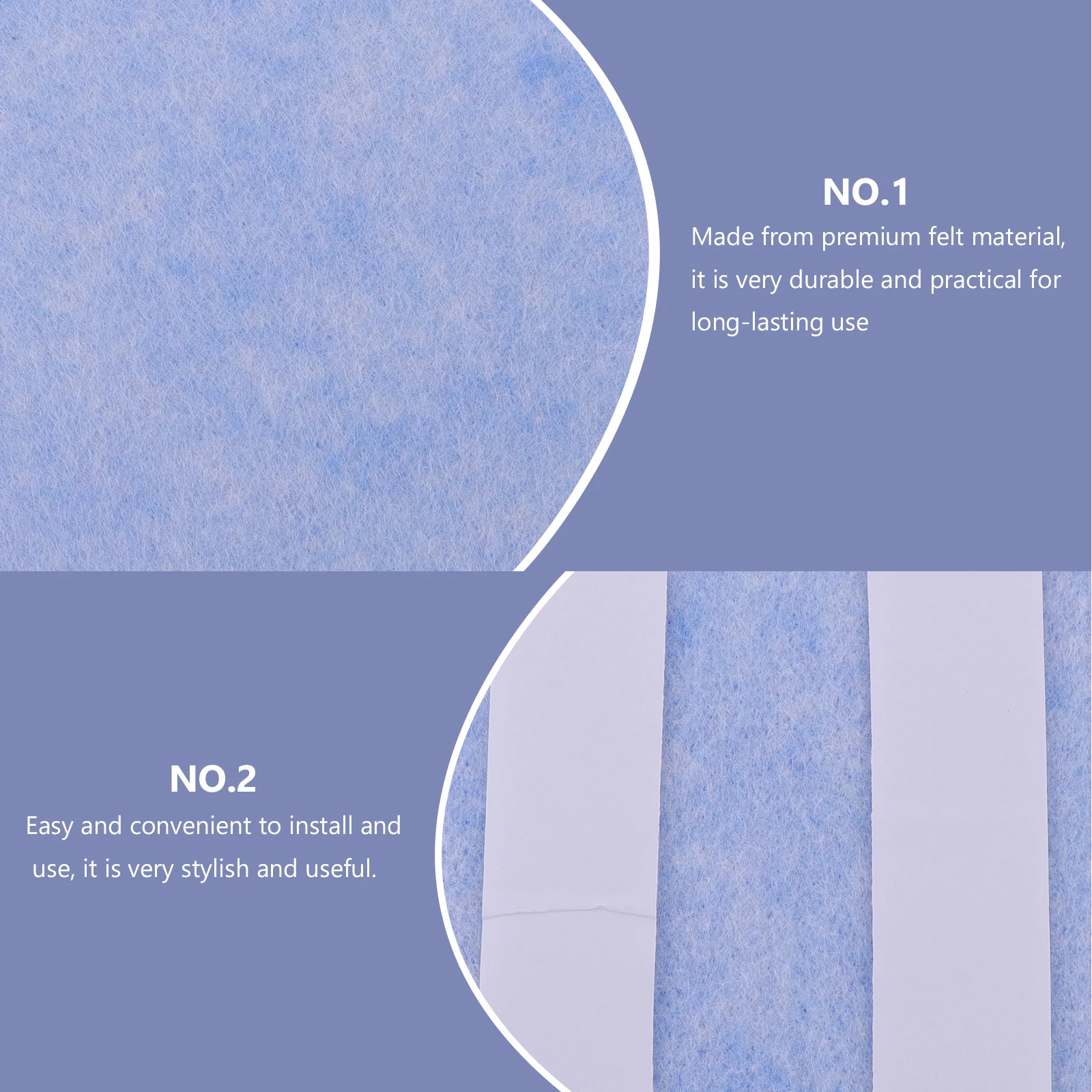 

10pcs Hexagon Felt Board Wall Mounted Pin Bulletin Memo Office Home Decor Plastic Tile Adhesive Display Notice