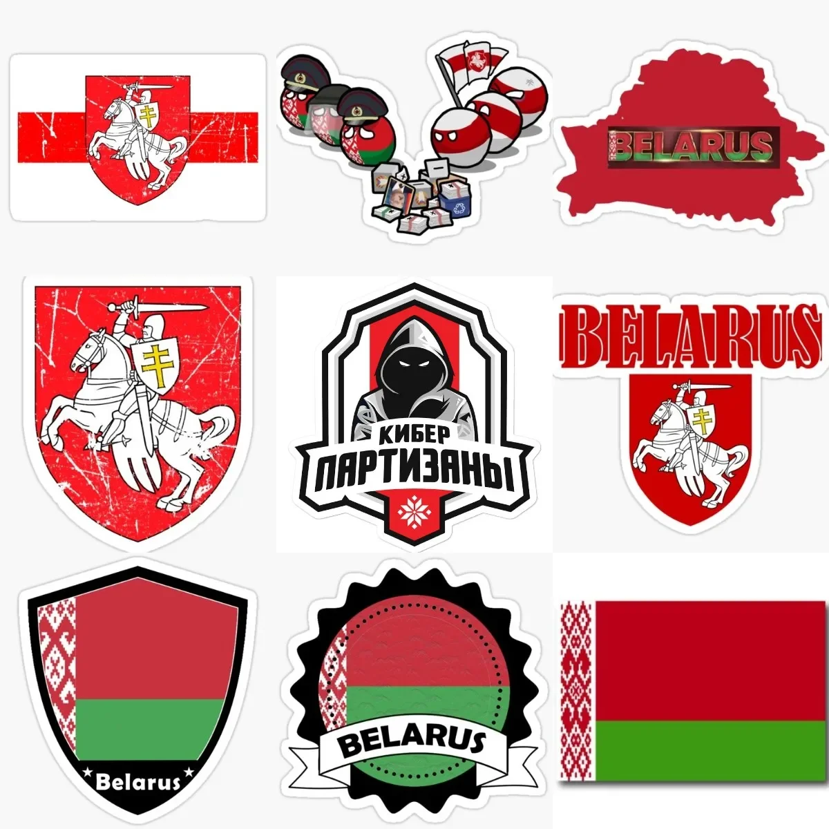 

BY Belarus Flag Map Knight Sticker for Decorate Motorcycle Car Truck Table Wall Off-road Fridge Helmet Camper Decal Accessories
