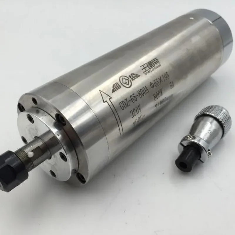 800W ER11 24000rpm 65mm Spindle Motor Water Cooled 220v High Precision for CNC Engraving Machine wood PVC New