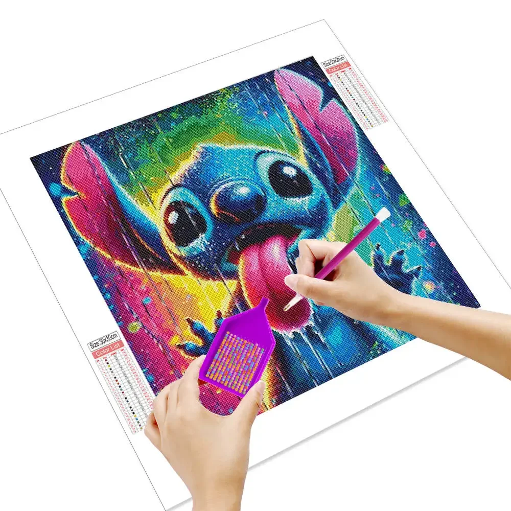 ديزني الكرتون غرزة 5d Diy الماس اللوحة صور الحرف الفن فسيفساء الأطفال الوافدين الجدد الديكور #2