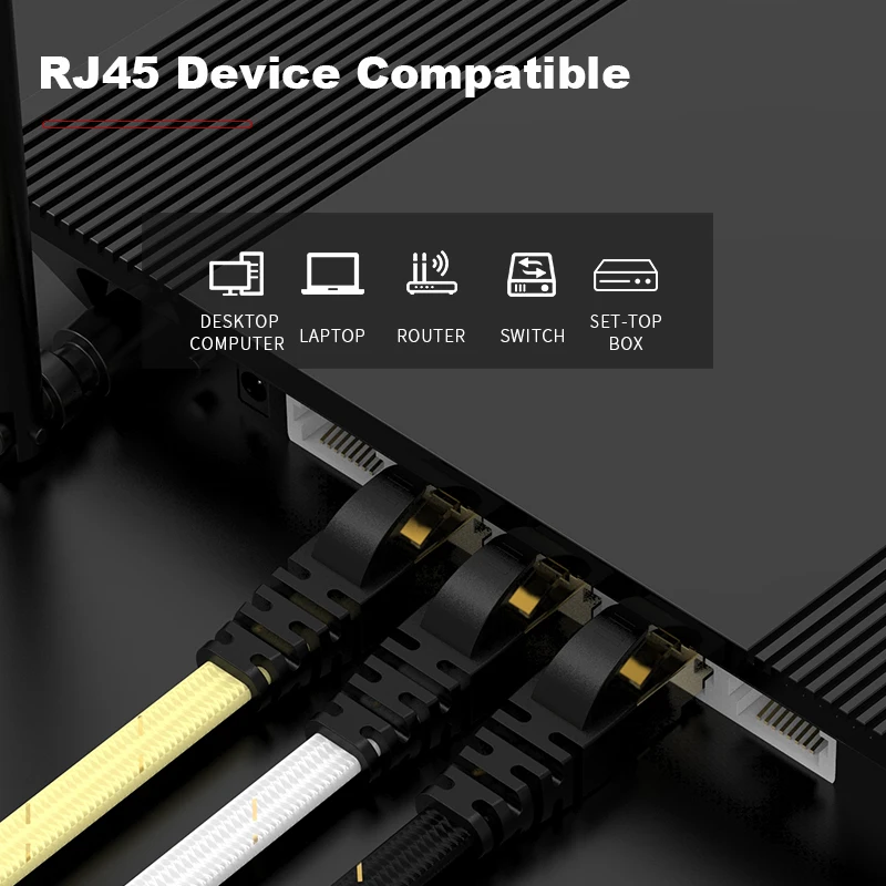 ROVLL Cat7 STP الإنترنت كابل التصحيح المسطح 10Gbps 30AWG كابل إيثرنت ل LAN الكمبيوتر راوتر مودم الكمبيوتر PS4 كابل التصحيح #3