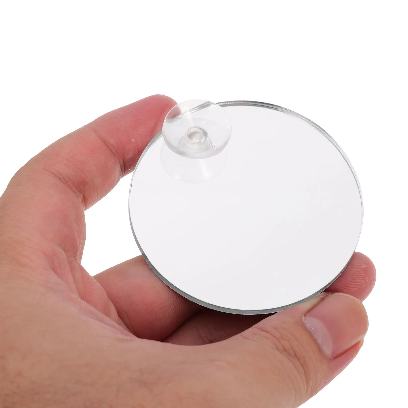 

Single Fish Teasing Mirror Aquarium Decoration Sided Betta Tank Accessories Round