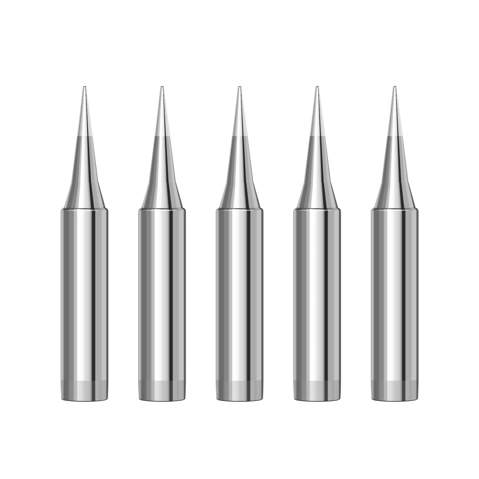 5pcs/Set 900M-T Soldering Iron Tips Compatible with Hakko 936,937,907, Radio Shack 64-053, Atten, Quick, Aoyue, Yihua, Vastar