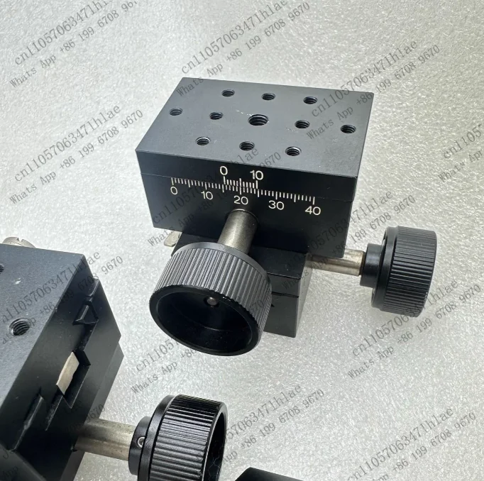 1PCS Dovetail Slot Platform Gear Platform Gear Sliding Table Fine Adjustment Platform Tabletop 40×60 Stroke 40, Tested OK