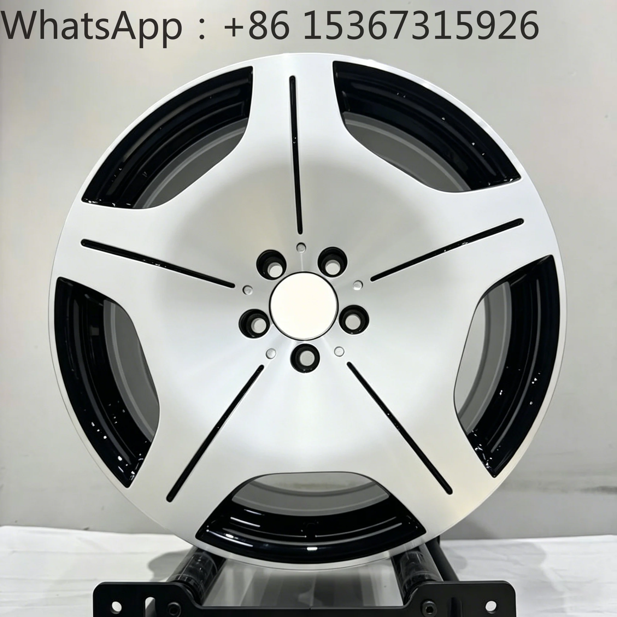 Inch 5-Spoke T6061 Aluminum Alloy Custom Forged Wheel Hubs Multi PCD 5x112 5x114.3 5x120 Universal Full-Size Luxury SUV Wheels