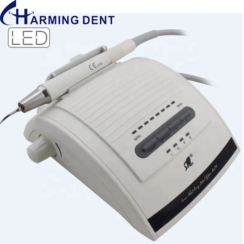 Charming dental ultrasonic scaler LED cavitron dental piezo scaler EMS Woodpecker for veterinary with 5 scaling tips