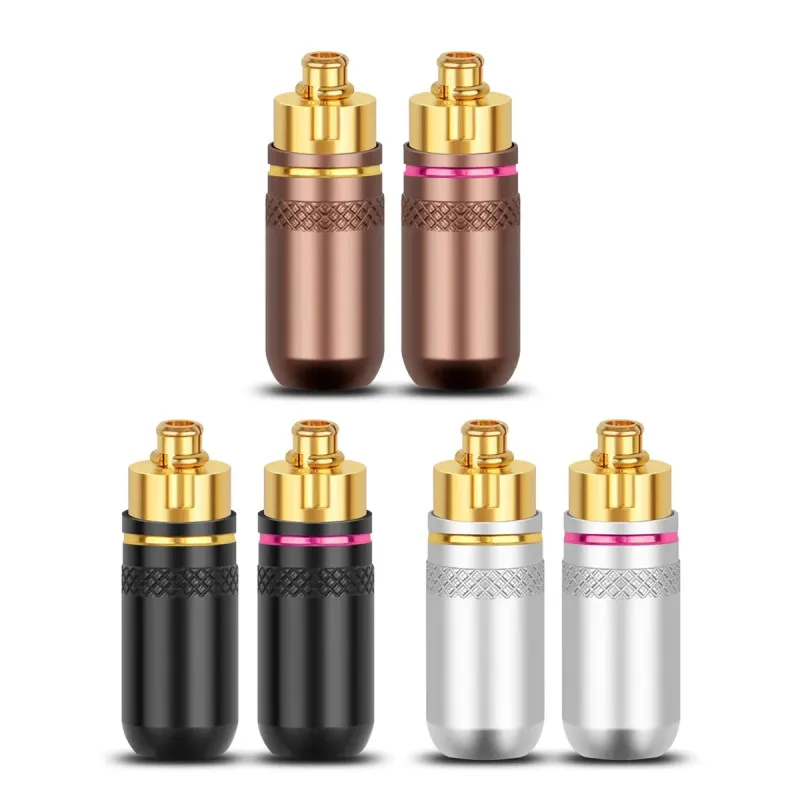 Conector Jack MMCX para N2002 DK-3001es10 ue900 se535 enchufes de auriculares HIFI adaptadores mmcx de Pin de auriculares de Metal chapado en oro