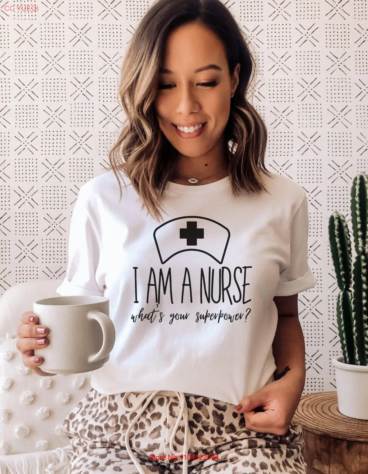 

Nurse T Shirt PRN Funny For Coffee Healthcare Workers long or short sleeves