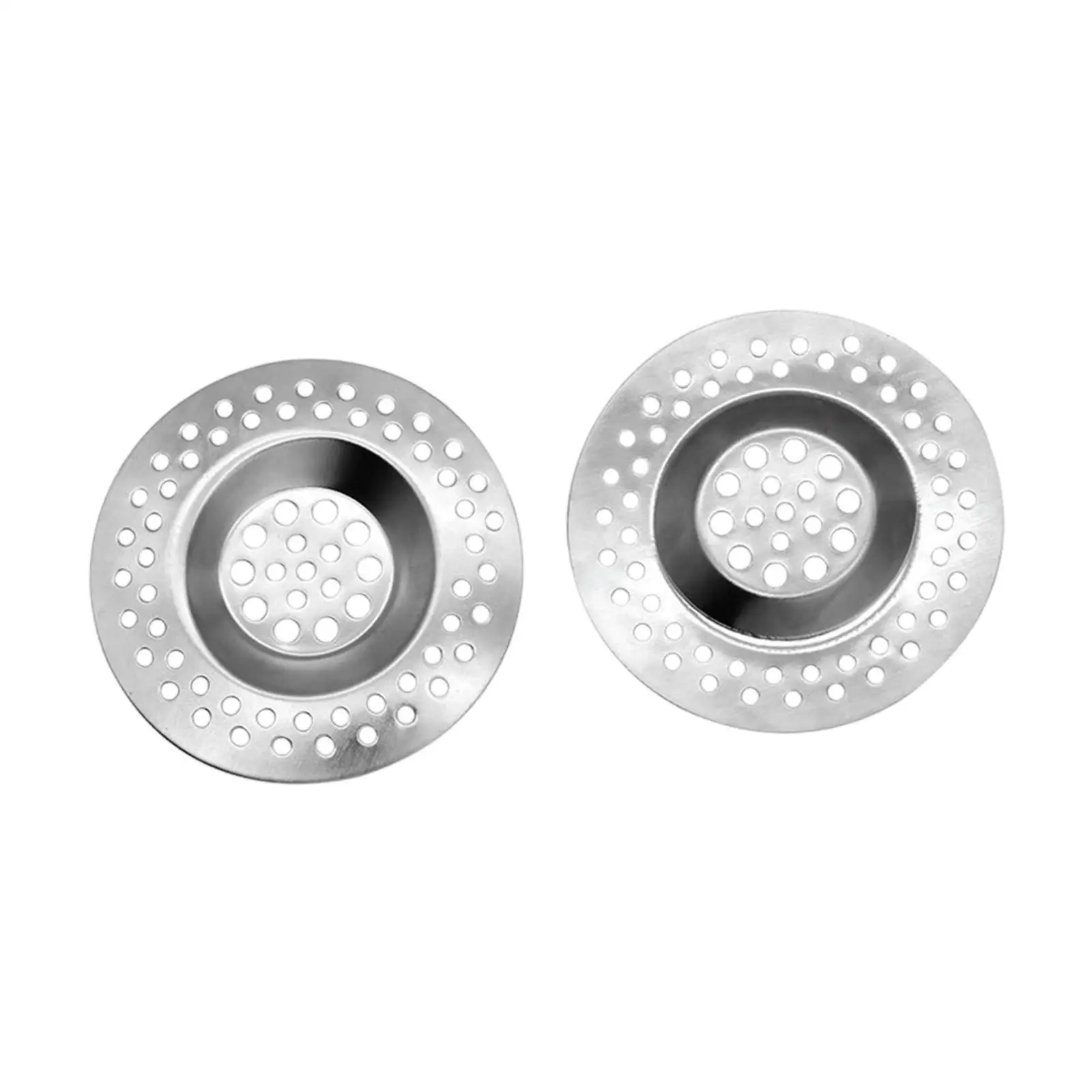 2 Piezas de Accesorios para Filtro de Desagüe de Cocina, Protector de Acero Inoxidable para Lavandería, Colador de Desagüe para Fregadero, Tapón para Detener el Cabello