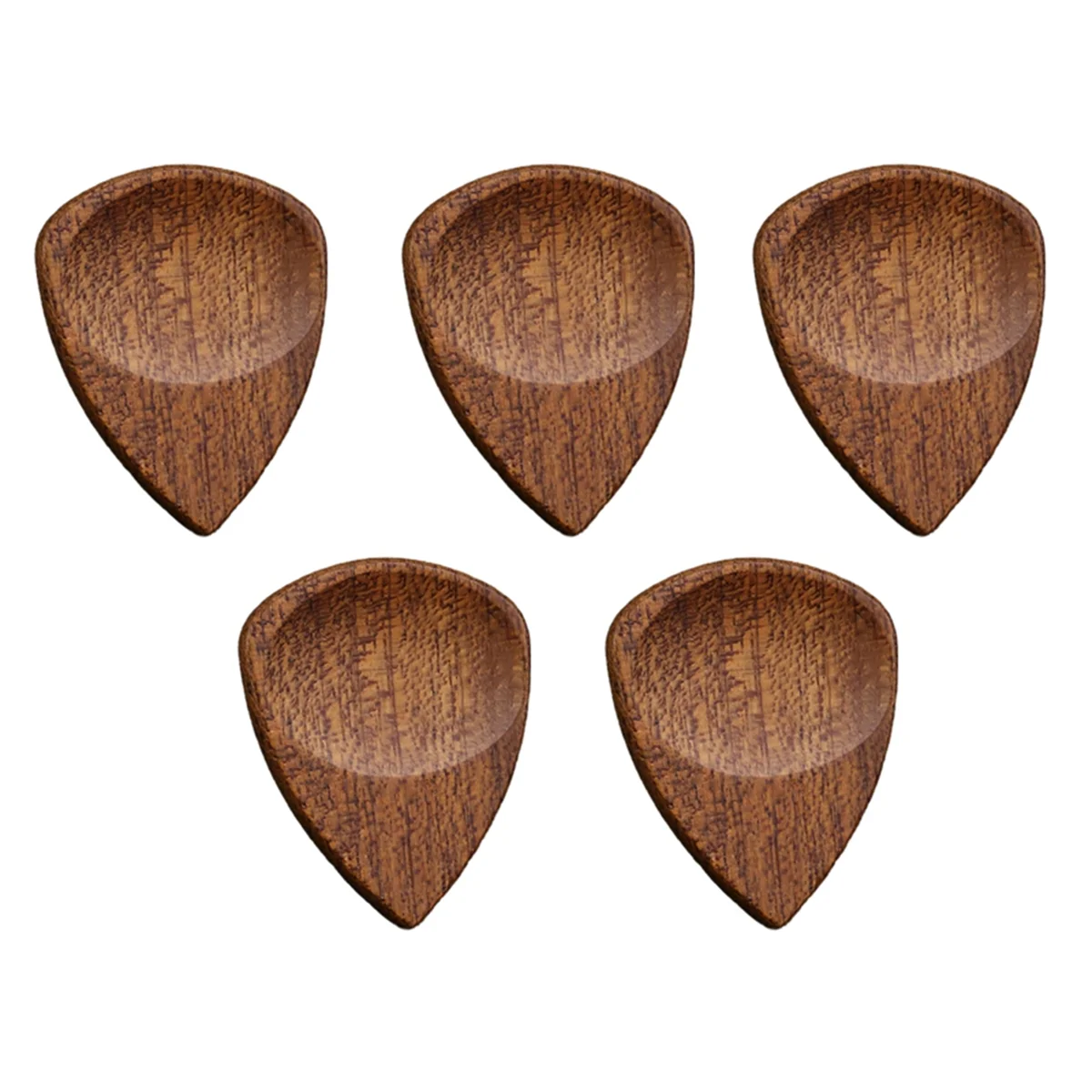 ABYB Grooved Guitar Picks, Wooden Guitar Picks, Wooden Guitar Picks for Electric, Acoustic or Bass Guitar,A