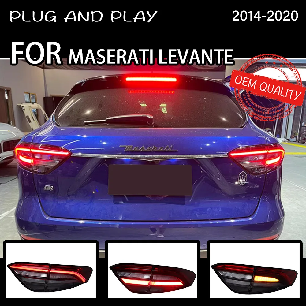 Car Lights for Maserati Levante 2016-2020 LED Auto Taillights Assembly Upgrade Newest Style Design Signal Lamp Tool Accessories