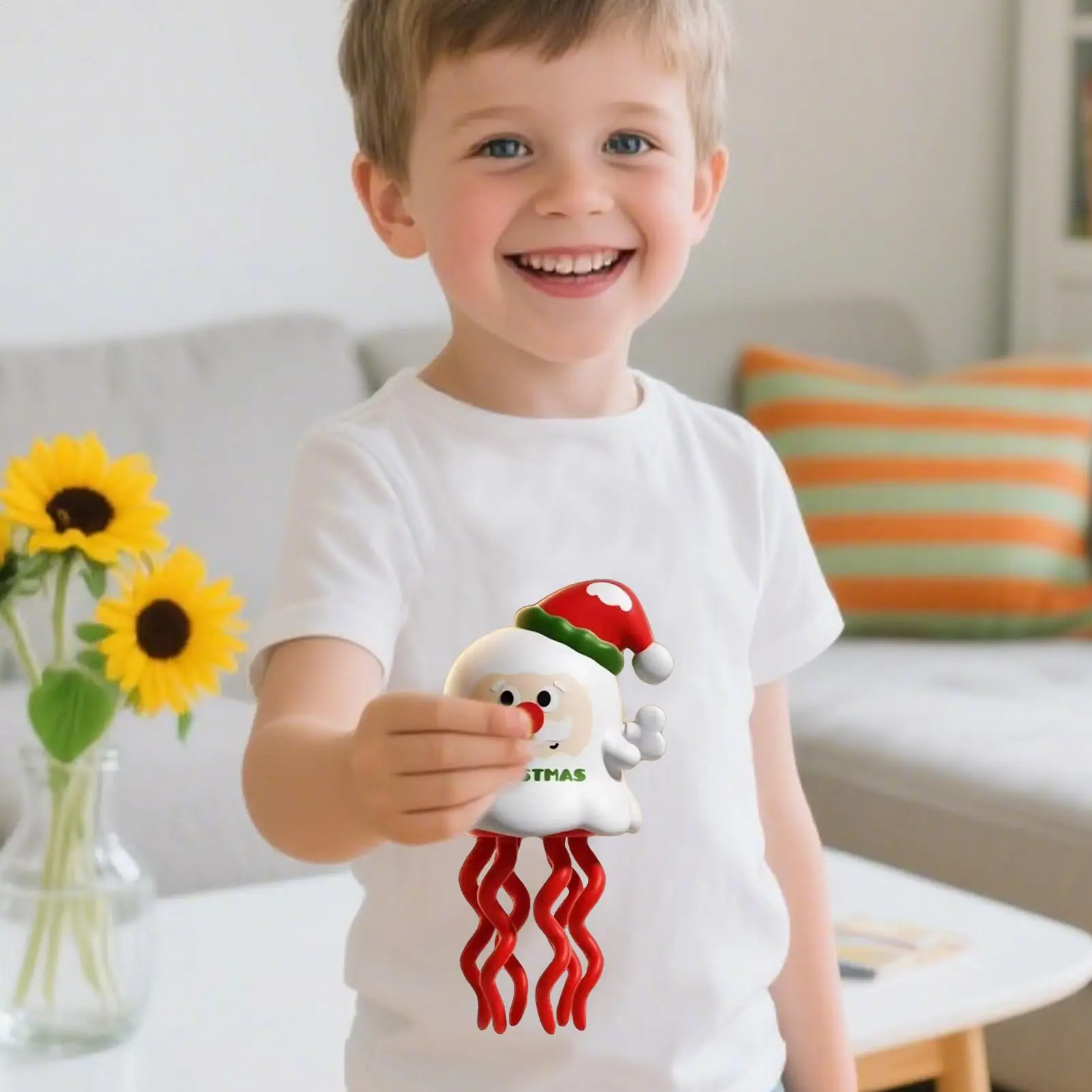 

Танцующая игрушка-кальмар, рождественская тематическая игрушка-кальмар, танцевальная игрушка, заводная сенсорная игра для раннего образования для малышей, мальчиков и девочек, на день рождения, Пасху