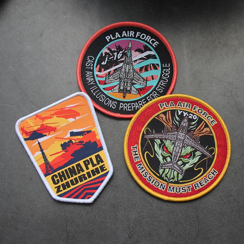 Parche bordado J20S Loyal Wingman Armada China para ropa y mochila - imagen 2