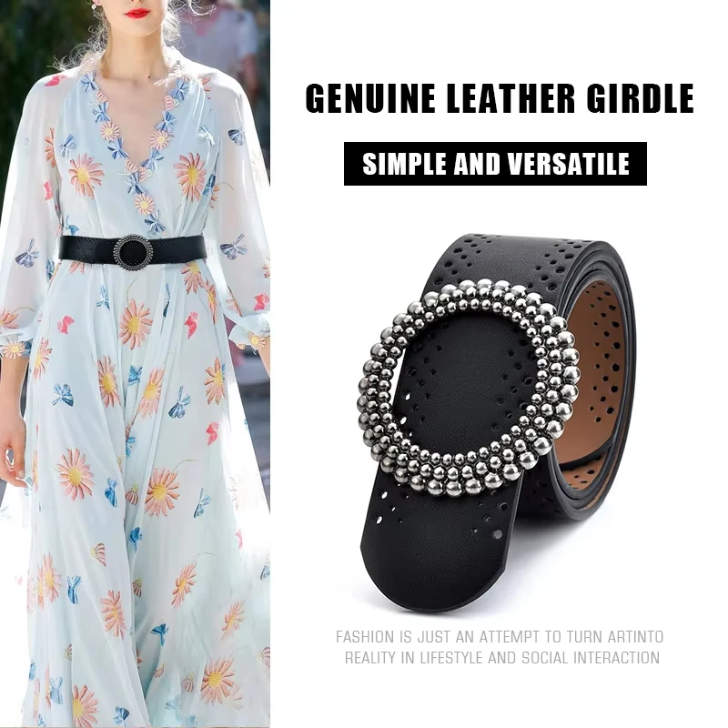

Women's Wide Belt Plus Size Vintage Buckle Waist Seal Pairing with Women Dresss weaters Jackets Sweater and Down Jackets