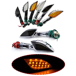 1Pair Universal 12V Skull Motorcycle Skeleton Hand LED Turn Signal Light For Yamaha R6 R3 Fz6 Fz1 Xj6 Virago 1100 Motorbikes