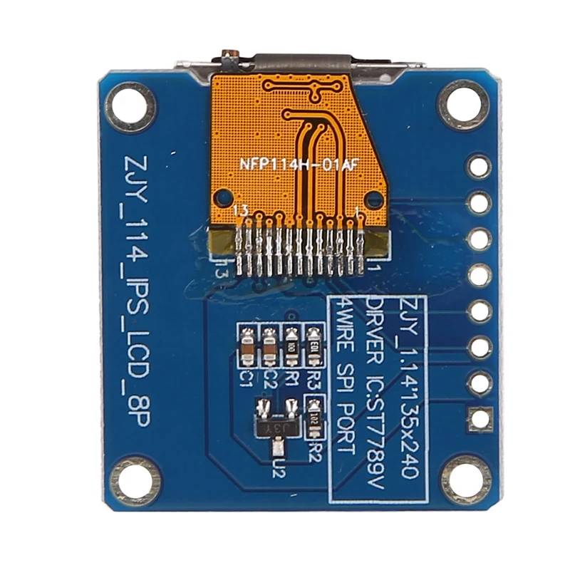 1.14 inci modul tampilan OLED TFT IPS ST7789 papan LCD SPI warna penuh HD