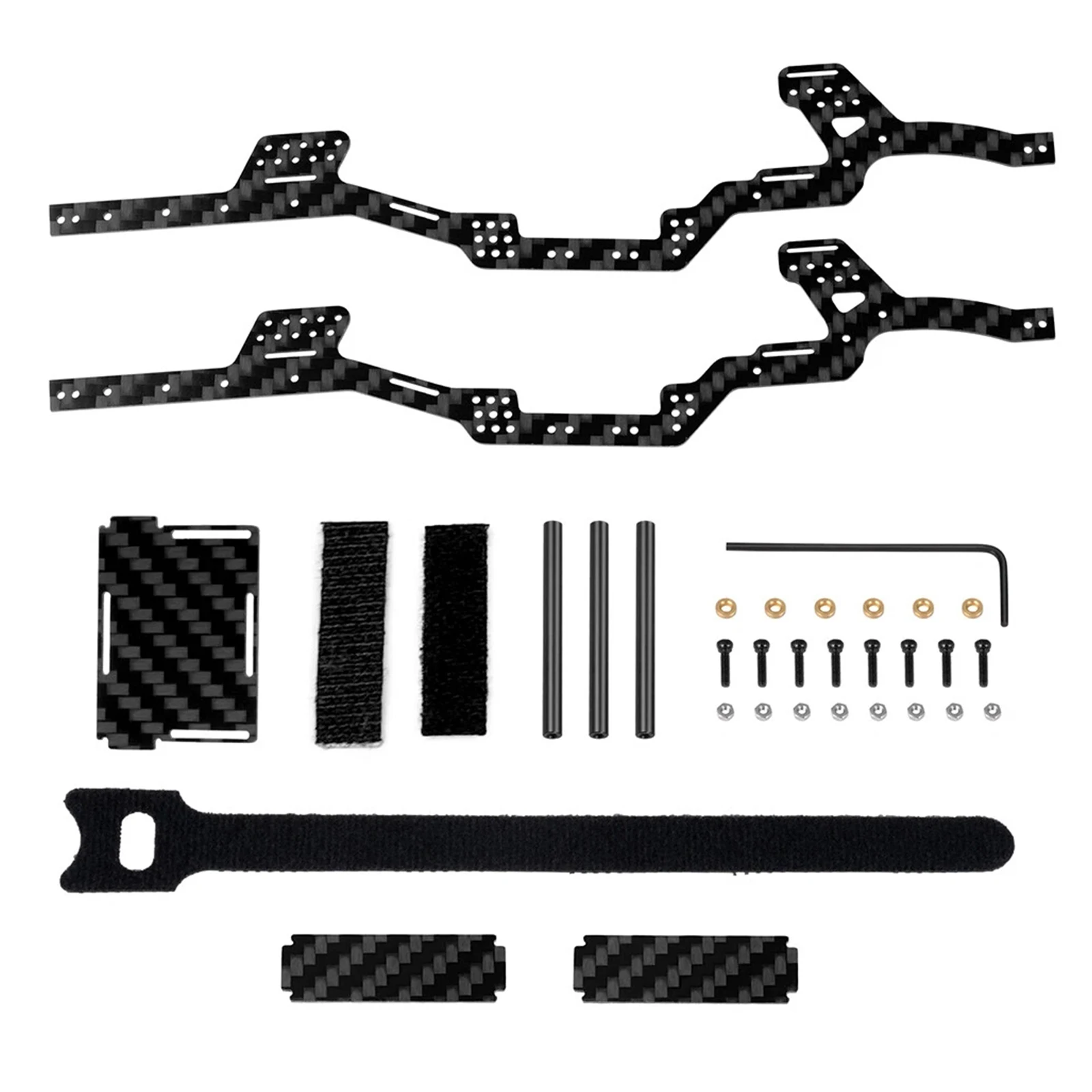 

18g LCG Carbon Fiber Chassis Frame Kit for 1/24 Axial SCX24 Upgrades