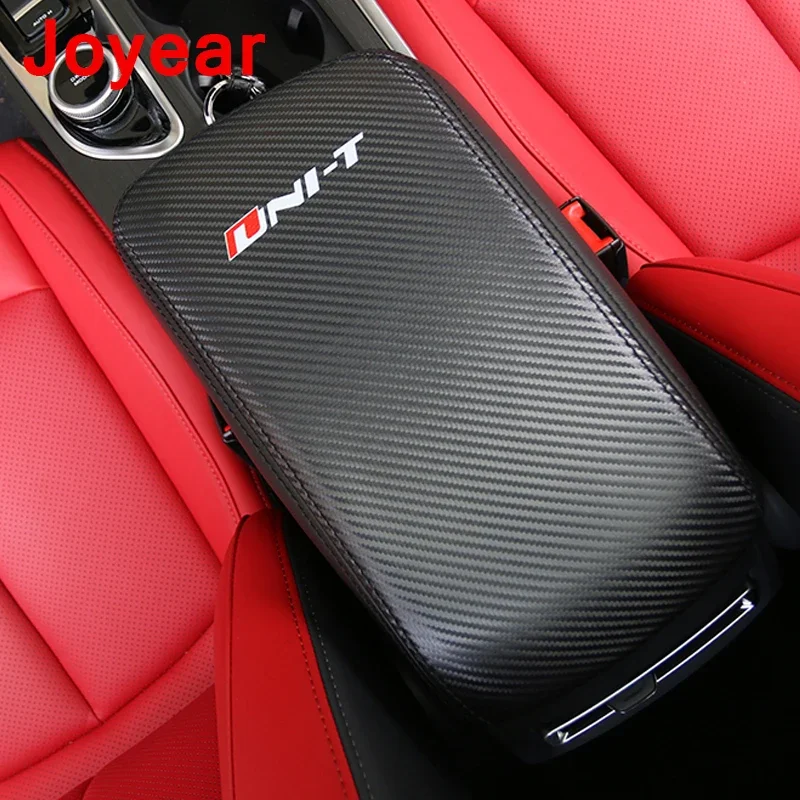 For Changan UNIT UNI-T 2020-2022 Armrest Box Cover Interior Leather Storage Box Scratch-resistant Wear-resistant Car Accessories