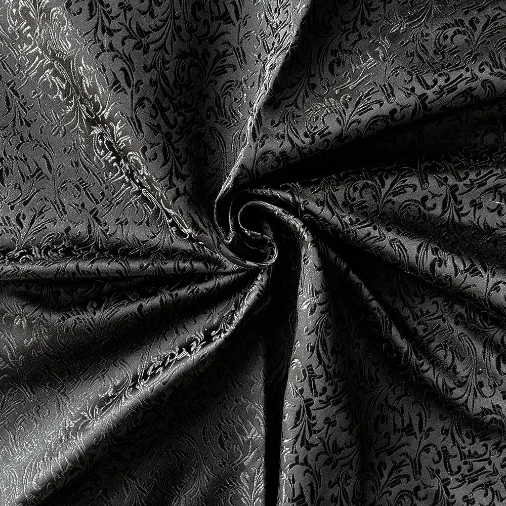 High Quality Brocade Jacquard Wheat Floral Pattern Damask Satin Fabric For DIY Cheongsam Dress Upholstery Cloth Sewing Materials