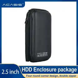 Acasis 2.5 Cal HDD Box Bag Case przenośny dysk twardy torba na zewnętrzny dysk twardy Box etui na powerbank schowek pudełko ochronne