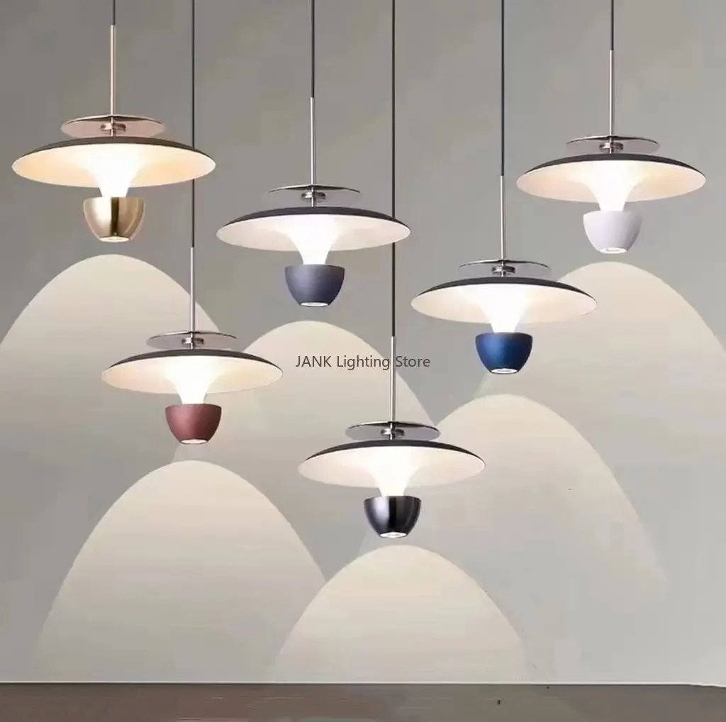 New Lamp LED Pendant Light Fixtures Colourful Ceiling  Fixture Hanging Chandelier Kitchen Island Dining Room Bedroom Hal