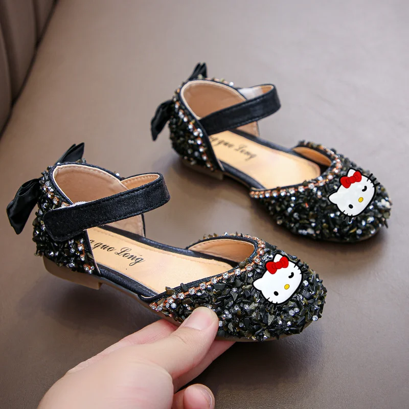 

Sanrio first walkers summer hello kitty girls sandals news kids Baotou soft-soled princess performance shoes baby Beach shoes