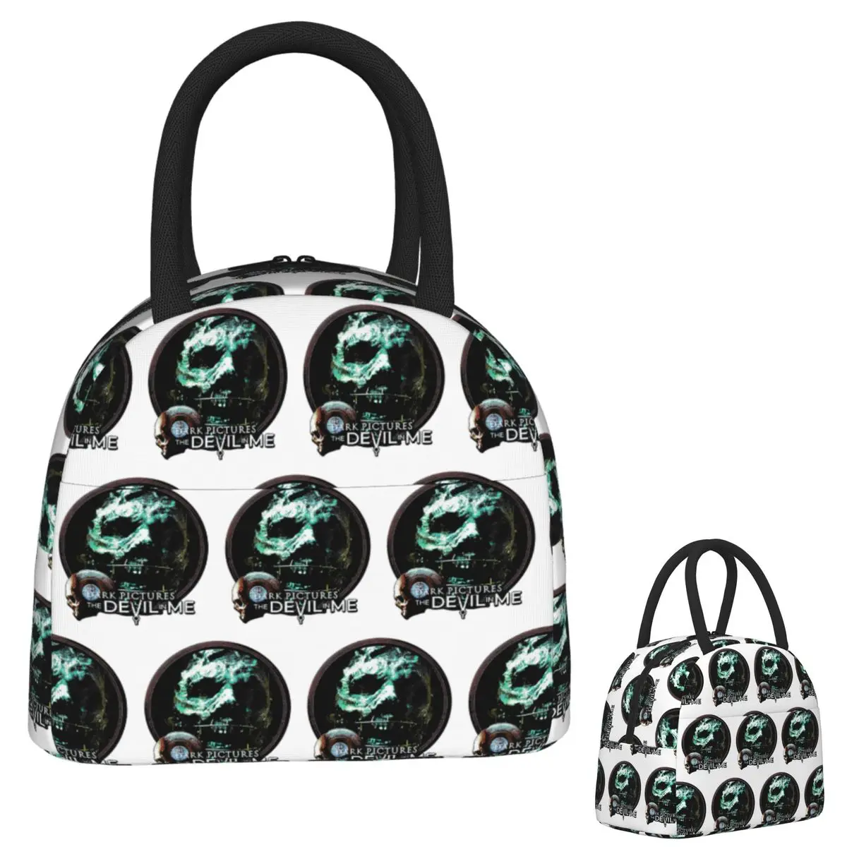 

Сумки для обеда The Dark Pictures Anthology Game, изолированная коробка для бенто, портативная сумка для обеда, сумки для пикника, сумка-холодильник для женщин и детей