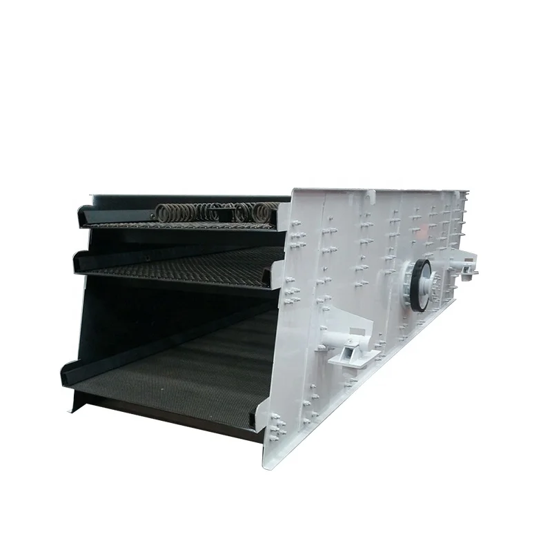 Circular Vibrating Screen for Ore Separation Steel Construction Motor & Gear Driven High Efficiency