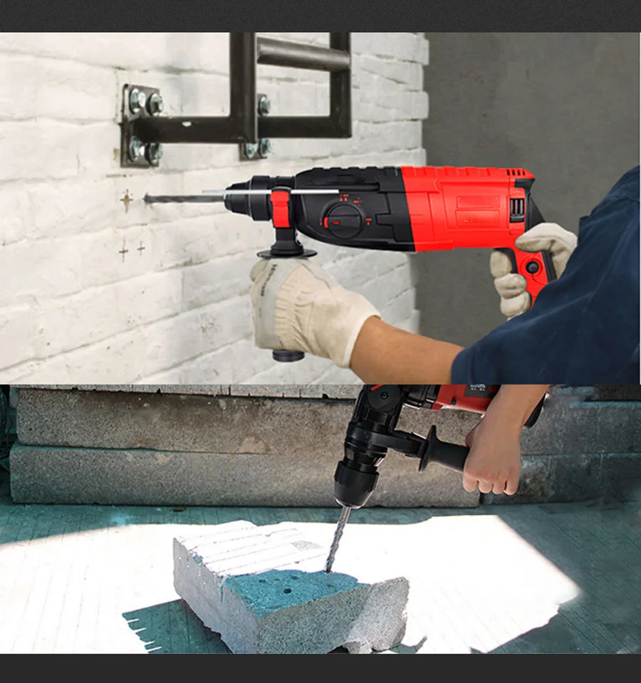 450mm SDS PLUS tungsten steel alloy concrete Hammer drill bit with round handle 10-25mm Wall Brick Block Electric Masonry Drill