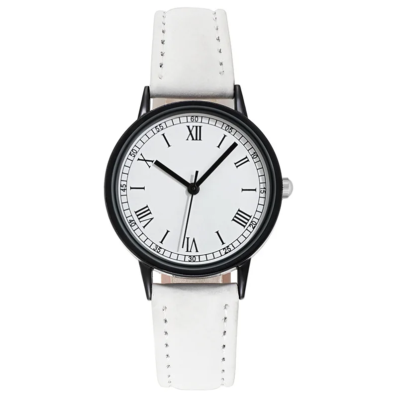 Reloj de pulsera de cuarzo para Mujer, cronógrafo informal de cuero, de lujo