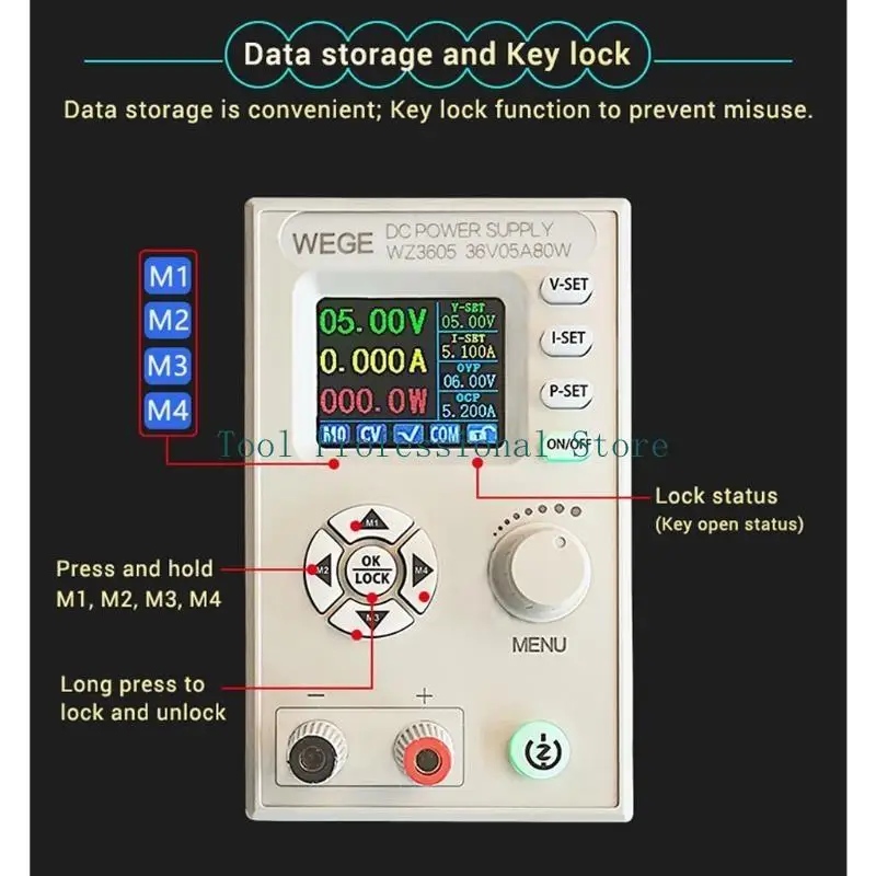 

57QF Adjustable for DC Power Supply Lab for Bench Power Supply Auto Step-