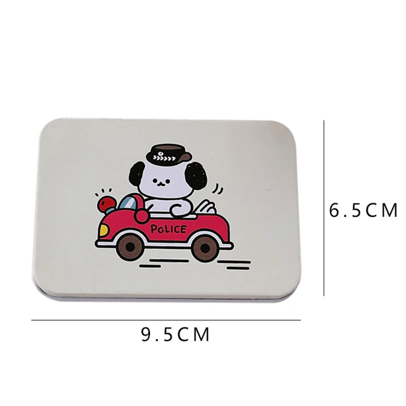 Cartoon Rectangular Tinplate Box Portable Creative Mini Card Storage Box Packaging Tin Box Hairpin Jewelry Small Box Decoration