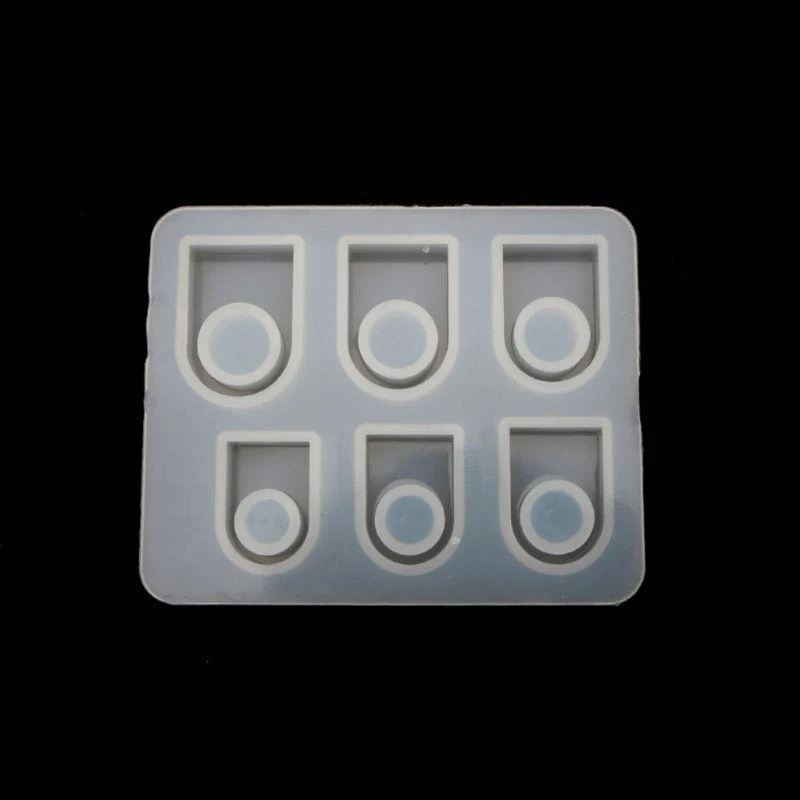 N5KA 52Pcs Assorted Sizes Ring Silicone Resin Mold Jewelry Making Tools US Size 5-12