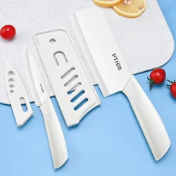 Ceramic fruit knife, household fruit cutting set, high-end small knife, sharp and portable peeler, melon and fruit knife TB9195