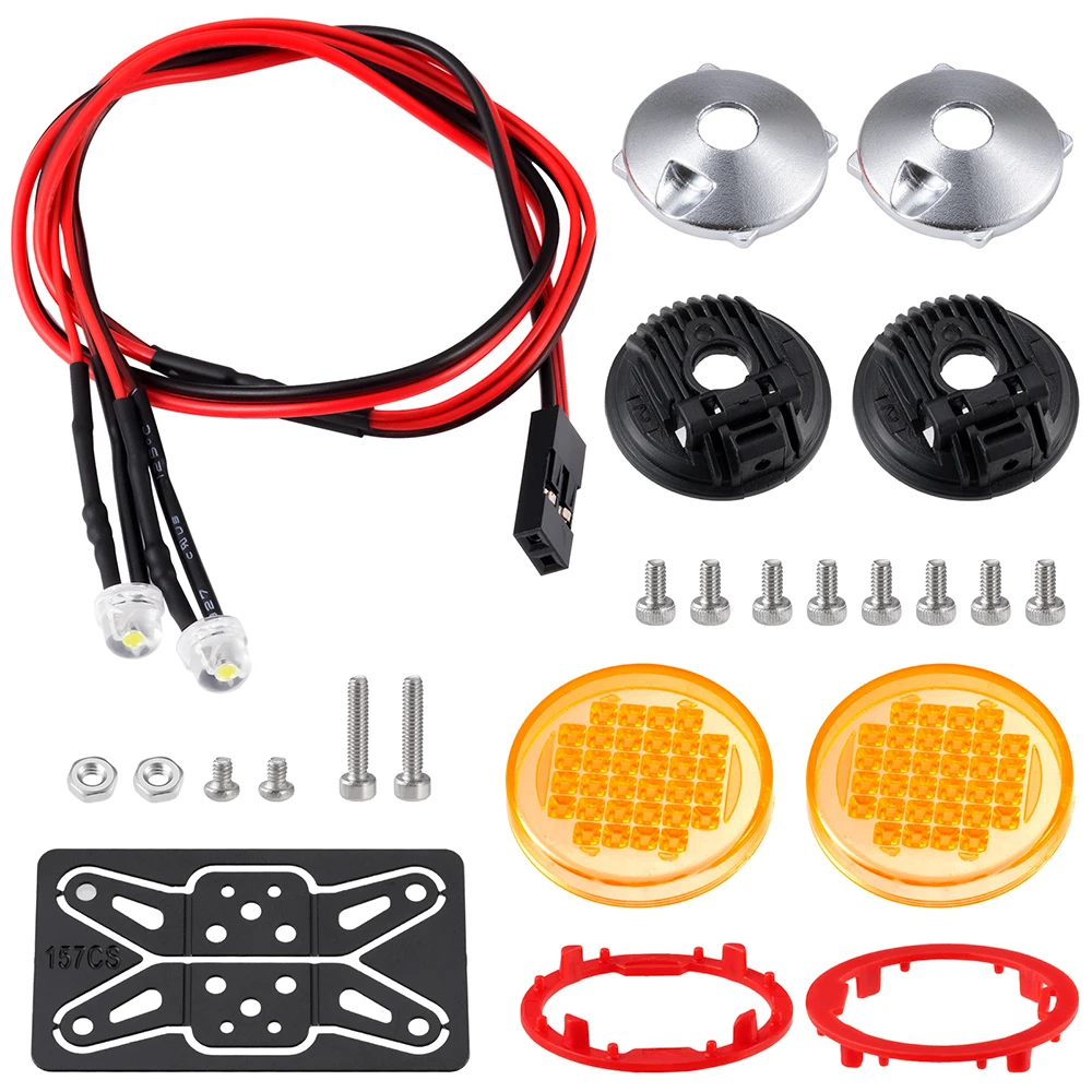 AXSPEED 1Set LED Lichter Scheinwerfer Scheinwerfer für TRX-4 TRX-6 Axial SCX10 90046 Wraith 1/10 RC Auto Dekoration Teile Zubehör – Detail 32