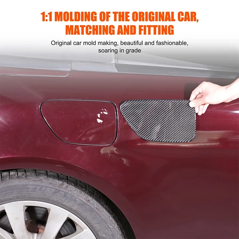 

For BMW 6 Series E63 E64 2004-2009 Soft Carbon Fiber Car Fuel Cap Panel Cover Trim Sticker Car Accessories