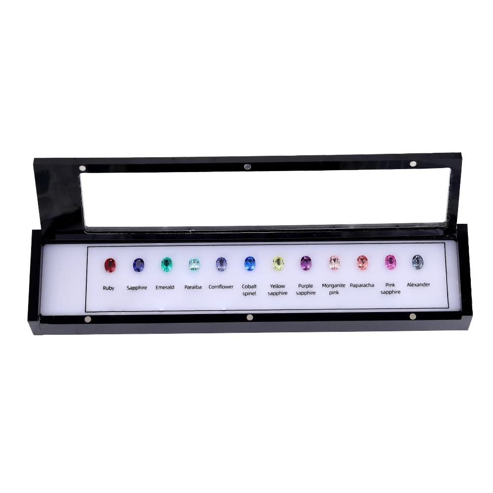 Gemstones Color Reference 1CT 5×7mm Testers & Measurements Jewelry Making Lab Grown Gemstones Color Chart