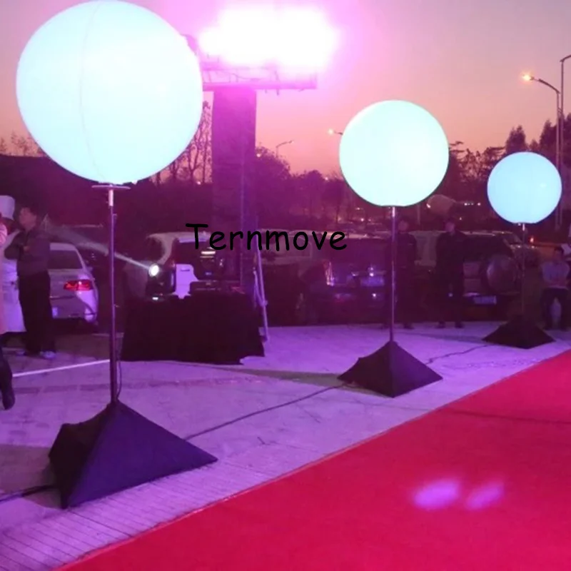 Advertising LED Tripod Stand Lighting Balloonpole standing lighted balloon,Colorful LED stand balloon for wedding,party,ceremony