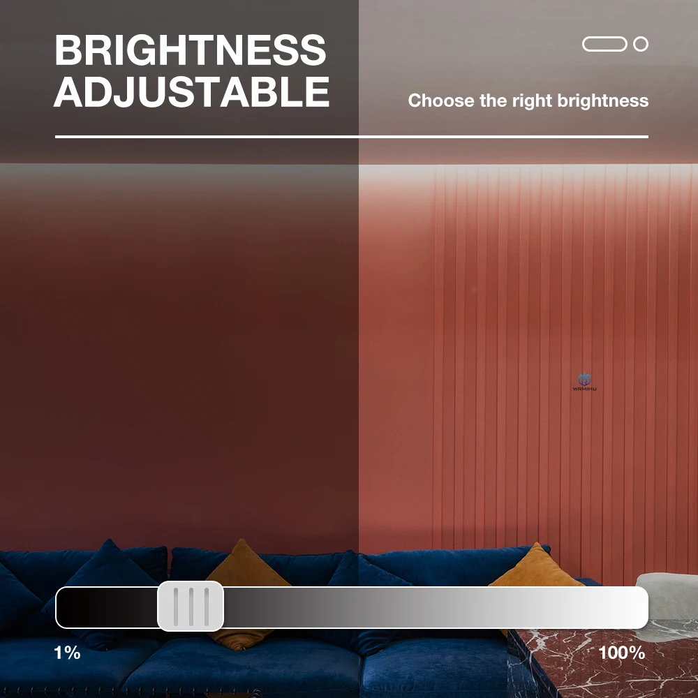 Gledopto Zigbee 3.0 Smart RGBCCT LED قطاع ضوء ثلاثة أزرار مفتاح مجموعة التحكم متوافقة مع تطبيق Tuya/الصوت/التحكم عن بعد