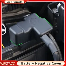 Car Engine Battery Anode Negative Pole Terminal Cover for Hyundai I30 Elantra 2010-2017 Tucson TL Sonata 2015-2018 Accessories